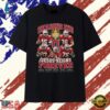 Ohio State Buckeyes Seasons End Jesus Reigns Forever Faith Football Graphic T Shirt, Trendy 2D Print Shirt Ohio State Buckeyes Seasons End Jesus Reigns Forever Faith Football Graphic T Shirt
