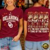 Oklahoma Sooners 2026 NCAA Autumn Festive Cheer T Shirt , NCAA 3D Graphic Tee Oklahoma Sooners 2026 Ncaa Autumn Festive Cheer T Shirt