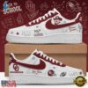 Oklahoma Sooners 2026 NCAA Football Back To School Air Force 1 Shoes Sneakers , NCAA New Design Shoes Oklahoma Sooners 2026 Ncaa Football Back TO School Air Force 1 Shoes Sneakers
