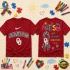 Oklahoma Sooners NCAA Autism Awareness Puzzle Ribbon T Shirt , NCAA 3D Graphic Tee 8 Oklahoma Sooners NCAA Autism Awareness Puzzle Ribbon T Shirt , NCAA 3D Graphic Tee Oklahoma Sooners Ncaa Autism Awareness Puzzle Ribbon T Shirt
