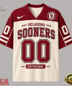 Oklahoma Sooners NCAA College Team Pride Personalized Football jersey, NCAA Team Football Jersey Oklahoma Sooners Ncaa College Team Pride Personalized Football Jersey