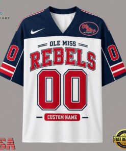 Ole Miss Rebels NCAA College Team Pride Personalized Football jersey, NCAA Team Football Jersey Ole Miss Rebels Ncaa College Team Pride Personalized Football Jersey