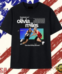 Olivia Miles Basketball Is Art Minnesota Lynx WNBA Graphic T Shirt , Trendy 2D Print Shirt Olivia Miles Basketball IS Art Minnesota Lynx Wnba Graphic T Shirt