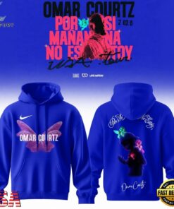Omar Courtz Por Si Manana No Estoy Tour Signature Blue Design Hoodie, Trending Music 3D Tee Omar Courtz Por SI Manana NO Estoy Tour Signature Blue Design Hoodie