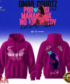 Omar Courtz Por Si Manana No Estoy Tour Signature Pink Design Hoodie, Trending Music 3D Tee Omar Courtz Por SI Manana NO Estoy Tour Signature Pink Design Hoodie