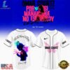 Omar Courtz Por Si Manana No Estoy Tour Signature White Design Baseball Jersey, Music Artist Baseball Jersey Omar Courtz Por SI Manana NO Estoy Tour Signature White Design Baseball Jersey