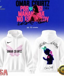 Omar Courtz Por Si Manana No Estoy Tour Signature White Design Hoodie, Trending Music 3D Tee Omar Courtz Por SI Manana NO Estoy Tour Signature White Design Hoodie