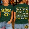 Oregon Ducks 2026 NCAA Autumn Festive Cheer T Shirt , NCAA 3D Graphic Tee Oregon Ducks 2026 Ncaa Autumn Festive Cheer T Shirt