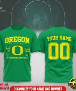 Oregon Ducks NCAA Campus Pride Back to School 2026 Personalized 3D Shirt , NCAA 3D Graphic Tee Oregon Ducks Ncaa Campus Pride Back TO School 2026 Personalized 3D Shirt