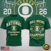 Oregon Ducks NCAA Road to Glory 2026 Football Champions 3D Shirt , NCAA 3D Graphic Tee Oregon Ducks Ncaa Road TO Glory 2026 Football Champions 3D Shirt