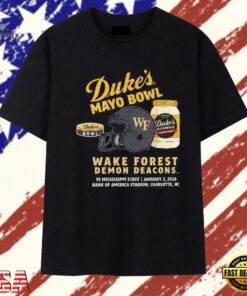 Original Wake Forest Demon Deacons 2026 Dukes Mayo Bowl T Shirt , Trendy 2D Print Shirt Original Wake Forest Demon Deacons 2026 Dukes Mayo Bowl T Shirt