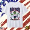 Oscar the Grouch Boston Red Sox Mascot Baseball T Shirt, Trendy 2D Print Shirt Oscar The Grouch Boston Red Sox Mascot Baseball T Shirt