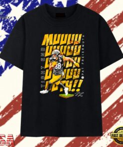 Pat Freiermuth Pittsburgh Steelers Tight End Muuuuuuth Signature T Shirt, Trendy 2D Print Shirt Pat Freiermuth Pittsburgh Steelers Tight End Muuuuuuth Signature T Shirt