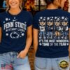 Penn State Nittany Lions 2026 NCAA Autumn Festive Cheer T Shirt , NCAA 3D Graphic Tee Penn State Nittany Lions 2026 Ncaa Autumn Festive Cheer T Shirt