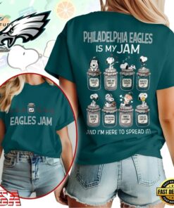 Philadelphia Eagles NFL Jam Snoopy Peanuts Football Fan 3D Shirt, Sports Fans 3D Shirt Philadelphia Eagles Nfl Jam Snoopy Peanuts Football Fan 3D Shirt