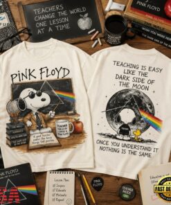Pink Floyd x Snoopy Another Brick in the Classroom 3D Shirt , Music Fans Shirt Pink Floyd X Snoopy Another Brick IN The Classroom 3D Shirt