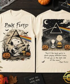 Pink Floyd x Snoopy Halloween Wish You Were Here 3D Shirt, Trending Music 3D Tee Pink Floyd X Snoopy Halloween Wish You Were Here 3D Shirt