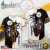 Pittsburgh Steelers NFL Game Day Grateful Dead Baseball Jersey Shirt, NFL Baseball Shirt Pittsburgh Steelers Nfl Game Day Grateful Dead Baseball Jersey Shirt