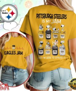 Pittsburgh Steelers NFL Jam Snoopy Peanuts Football Fan 3D Shirt, Sports Fans 3D Shirt Pittsburgh Steelers Nfl Jam Snoopy Peanuts Football Fan 3D Shirt