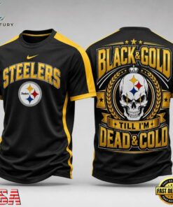 Pittsburgh Steelers NFL Till I’m Dead Forever Skull Fan Pride 3D Shirt, Sports Fans 3D Shirt Pittsburgh Steelers Nfl Till I M Dead Forever Skull Fan Pride 3D Shirt