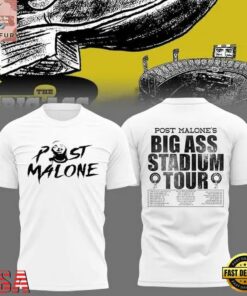 Post Malone x Utah Utes Mascot Football THE BIG ASS Stadium Tour Part 2 White T Shirt , Music Fans Shirt Post Malone X Utah Utes Mascot Football The Big Ass Stadium Tour Part 2 White T Shirt
