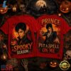 Prince Halloween Moon Vintage Portrait Who Love Spooky Season 2026 3D Shirt , Music Fans Shirt Prince Halloween Moon Vintage Portrait Who Love Spooky Season 2026 3D Shirt