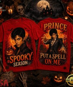 Prince Halloween Moon Vintage Portrait Who Love Spooky Season 2026 3D Shirt , Music Fans Shirt Prince Halloween Moon Vintage Portrait Who Love Spooky Season 2026 3D Shirt