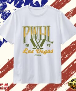 PWHL Las Vegas Stadium Sky High Crew 2026 T Shirt, Trendy 2D Print Shirt Pwhl Las Vegas Stadium Sky High Crew 2026 T Shirt