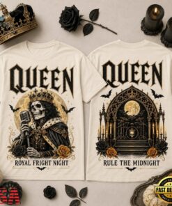 Queen Royal Fright Night Gothic Rock 3D Shirt, Trending Music 3D Tee Queen Royal Fright Night Gothic Rock 3D Shirt