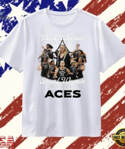 Real Women Love Basketball Smart Women Love The Las Vegas Aces 2026 T Shirt , Trendy 2D Print Shirt Real Women Love Basketball Smart Women Love The Las Vegas Aces 2026 T Shirt