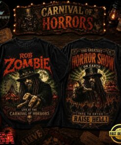 Rob Zombie Dare to Enter Raise Hell 3D Shirt, Trending Music 3D Tee Rob Zombie Dare TO Enter Raise Hell 3D Shirt