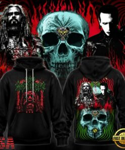 Rob Zombie Marilyn Manson Freaks On Parade Tour 2026 Hoodie, Trending Music 3D Tee Rob Zombie Marilyn Manson Freaks ON Parade Tour 2026 Hoodie