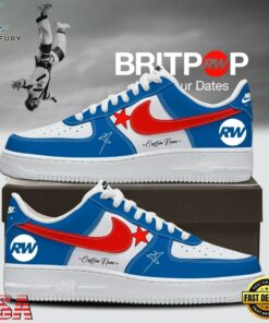 Robbie Williams BRITPOP World Tour 2026 Blue Air Force 1 Shoes Sneakers