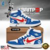 Robbie Williams BRITPOP World Tour 2026 Blue Air Jordan 1 Hightop Shoes , Music Shoes Robbie Williams Britpop World Tour 2026 Blue Air Jordan 1 Hightop Shoes