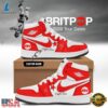 Robbie Williams BRITPOP World Tour 2026 Red Air Jordan 1 Hightop Shoes , Music Shoes Robbie Williams Britpop World Tour 2026 Red Air Jordan 1 Hightop Shoes