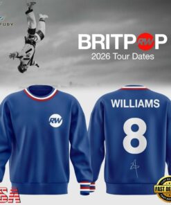 Robbie Williams BRITPOP World Tour 2026 Sweatshirt , Music Fans Shirt Robbie Williams Britpop World Tour 2026 Sweatshirt