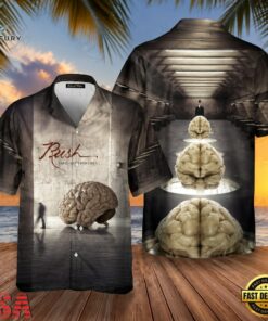 Rock Band Rush Hemisphere Summer Aloha Hawaiian Shirt, Music Fan Hawaiian Shirt Rock Band Rush Hemisphere Summer Aloha Hawaiian Shirt