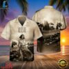 Rock Band Rush Permanent Waves Hawaiian Shirt , Music Fan Hawaiian Shirt Rock Band Rush Permanent Waves Hawaiian Shirt