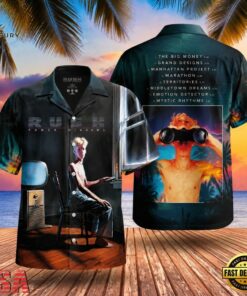 Rock Band Rush Power Windows Summer Aloha Hawaiian Shirt, Music Fan Hawaiian Shirt Rock Band Rush Power Windows Summer Aloha Hawaiian Shirt