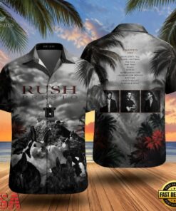 Rock Band Rush Presto Hawaiian Shirt , Music Fan Hawaiian Shirt Rock Band Rush Presto Hawaiian Shirt