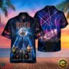 Rock Band Rush R40 Live Hawaiian Shirt , Music Fan Hawaiian Shirt Rock Band Rush R40 Live Hawaiian Shirt