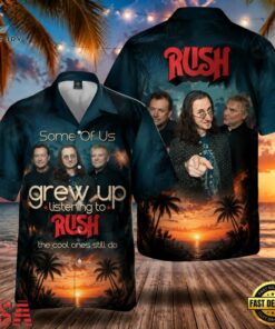 Rock Band Rush The Cool Ones Summer Aloha Hawaiian Shirt, Music Fan Hawaiian Shirt Rock Band Rush The Cool Ones Summer Aloha Hawaiian Shirt