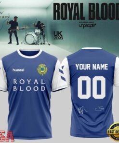 Royal Blood UK Tour 2026 Limited Edition Signature Custom 3D Shirt, Trending Music 3D Tee Royal Blood UK Tour 2026 Limited Edition Signature Custom 3D Shirt