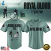Royal Blood UK Tour 2026 Signature Limited Edition Baseball Jersey, Music Artist Baseball Jersey Royal Blood UK Tour 2026 Signature Limited Edition Baseball Jersey