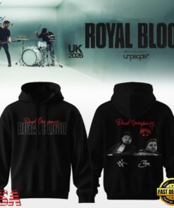 Royal Blood UK Tour 2026 Signature Limited Edition Hoodie, Trending Music 3D Tee Royal Blood UK Tour 2026 Signature Limited Edition Hoodie