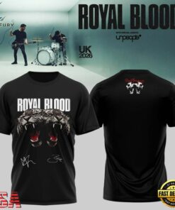 Royal Blood UK Tour 2026 Signed Special New T Shirt, Trending Music 3D Tee Royal Blood UK Tour 2026 Signed Special New T Shirt
