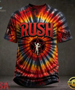 Rush 1968 Tie Dye T Shirt Classic Rock Band Music Legend Shirt , Music Fans Shirt Rush 1968 Tie Dye T Shirt Classic Rock Band Music Legend Shirt