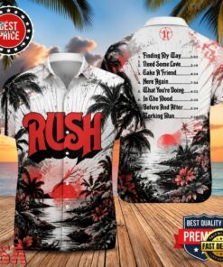 Rush Album Tracklist Hawaiian Shirt , Music Fan Hawaiian Shirt Rush Album Tracklist Hawaiian Shirt