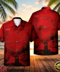 Rush Band Clockwork Angels Hawaiian Shirt, Music Fan Hawaiian Shirt Rush Band Clockwork Angels Hawaiian Shirt