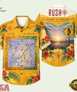 Rush Band Snakes Arrows Album Hawaiian Shirt , Music Fan Hawaiian Shirt Rush Band Snakes Arrows Album Hawaiian Shirt
